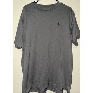 Polo Ralph Lauren Charcoal Short Sleeve Polyester Tee Shirt